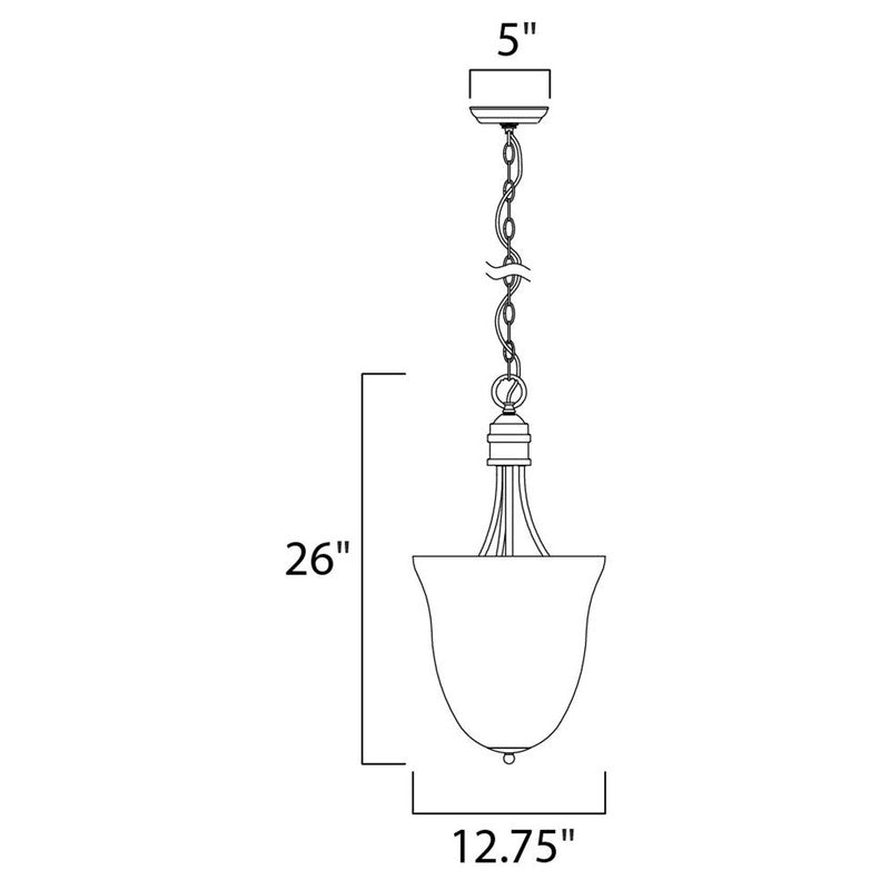 Maxim 10048FTOI - Logan 3 Light 26" Pendant