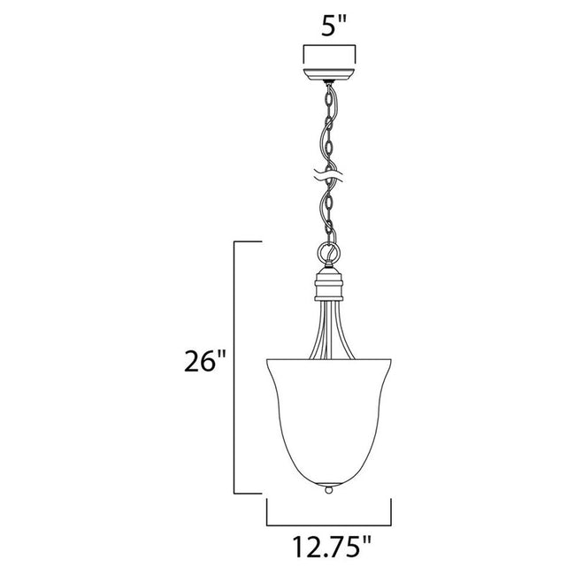 Maxim 10048FTOI - Logan 3 Light 26" Pendant
