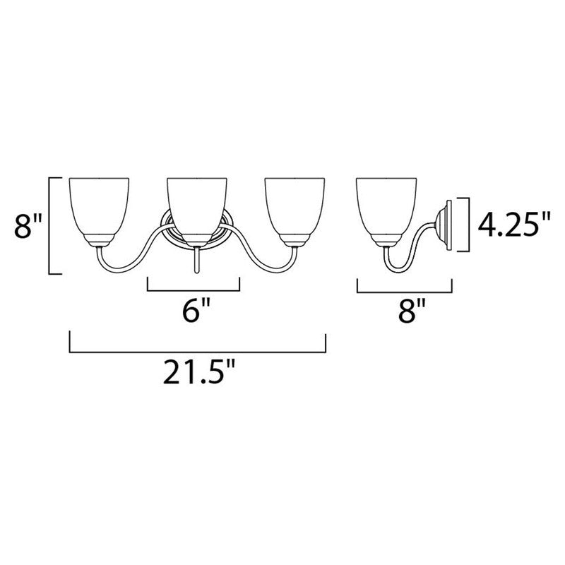 Maxim 10073 - Stefan 3 Light 22" Vanity Light