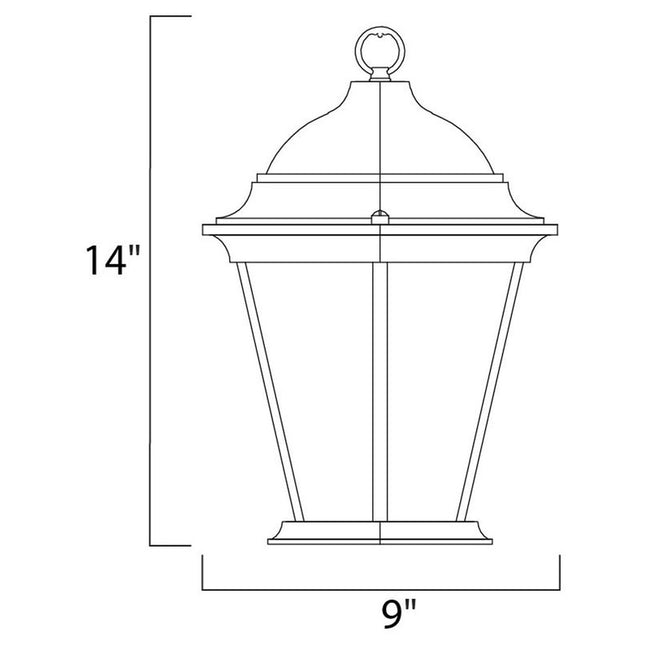 Maxim 1009BK - Westlake 3 Light 14" Pendant