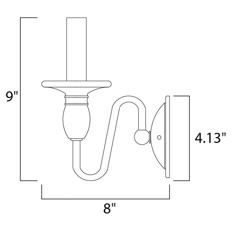 Maxim 11031OI - Towne 1 Light 9" Wall Sconce