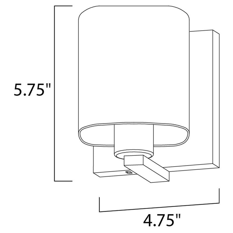 Maxim 11251 - Wrap 1 Light 6" Vanity Light