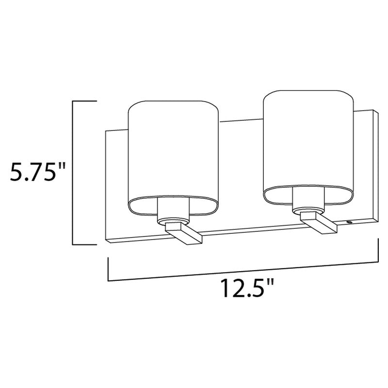Maxim 11252 - Wrap 2 Light 13" Vanity Light