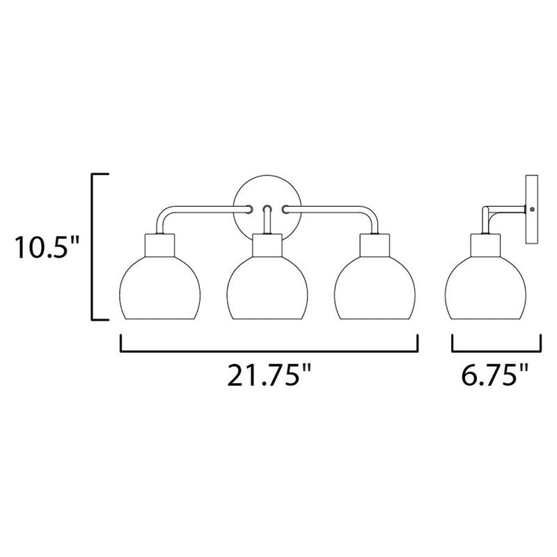Maxim 11273 - Coraline 3 Light 22" Vanity Light