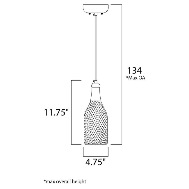 Maxim 12161CHB - Plumette 2 Light 16" Wall Sconce