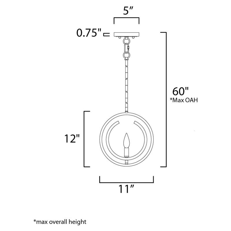 Maxim 12500BKGLD - Clip 1 Light 12" Flush Mount