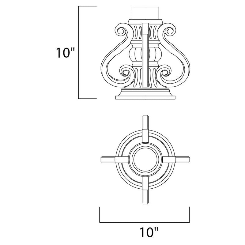 Maxim 2004BK - Maxim NA Light 10" Accessory