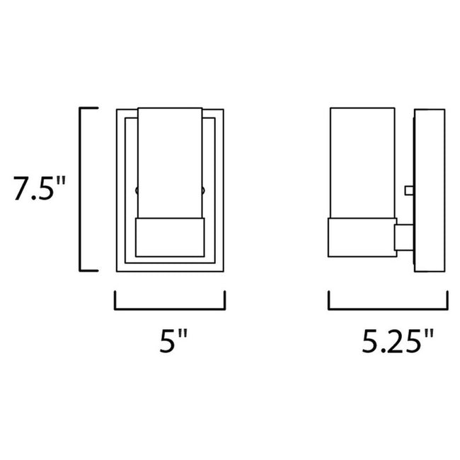 Maxim 20901CLPC - Sync 2 Light 8" Vanity Light