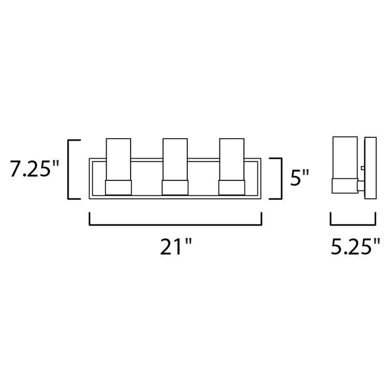 Maxim 20903CLPC - Sync 6 Light 21" Vanity Light