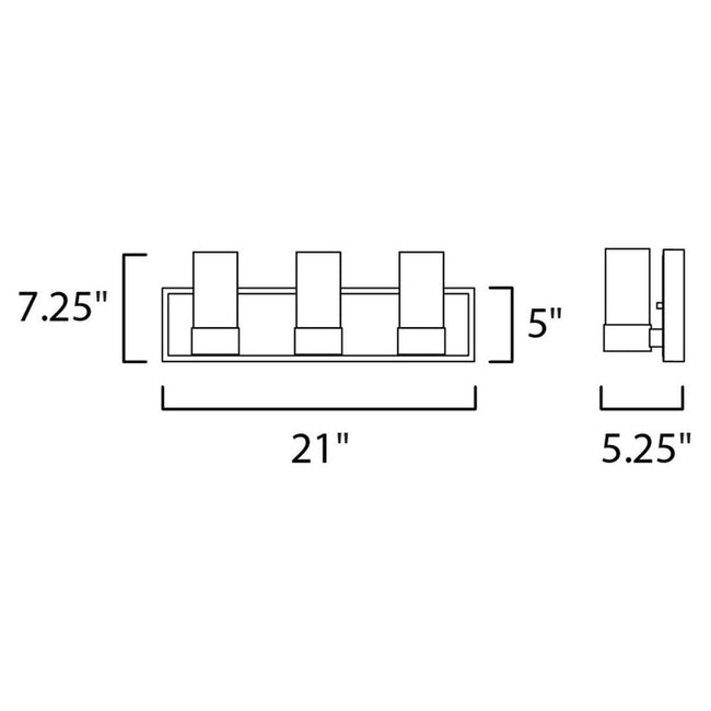 Maxim 20903CLPC - Sync 6 Light 21" Vanity Light