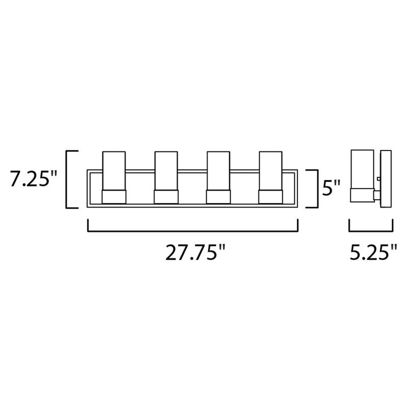 Maxim 20904CLPC - Sync 8 Light 27" Vanity Light