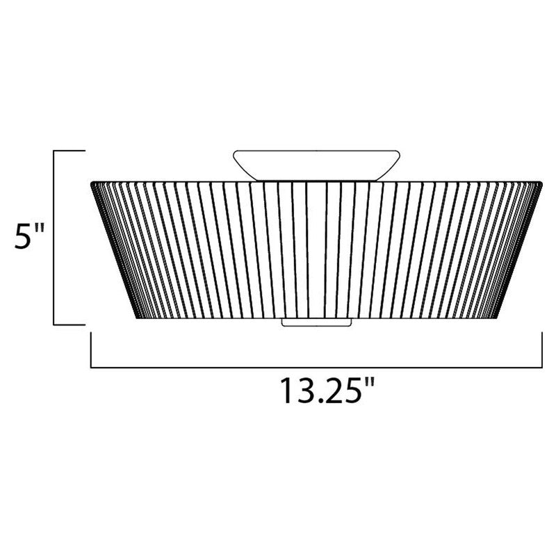 Maxim 21500FTSN - Finesse 3 Light 13" Flush Mount