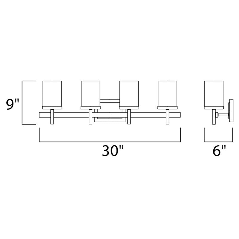 Maxim 2154 - Tetra 4 Light 30" Vanity Light