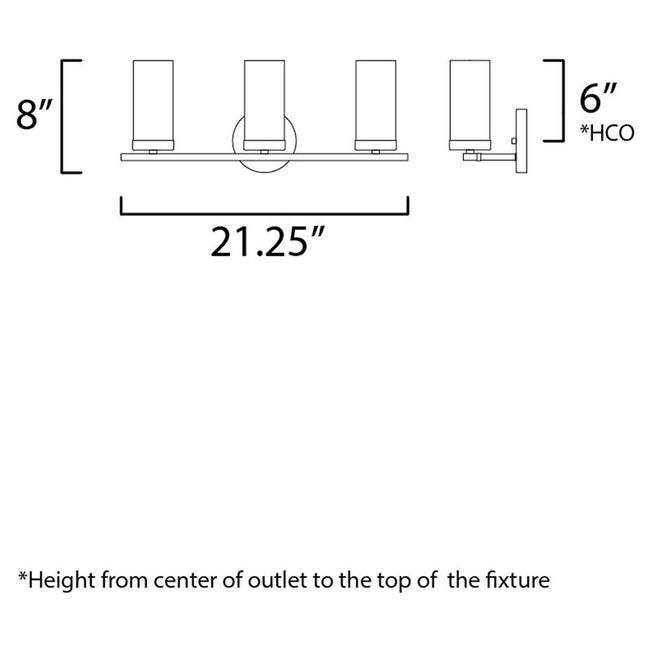 Maxim 25257 - Sentinel 3 Light 21" Vanity Light