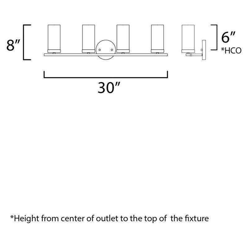 Maxim 25258 - Sentinel 4 Light 30" Vanity Light