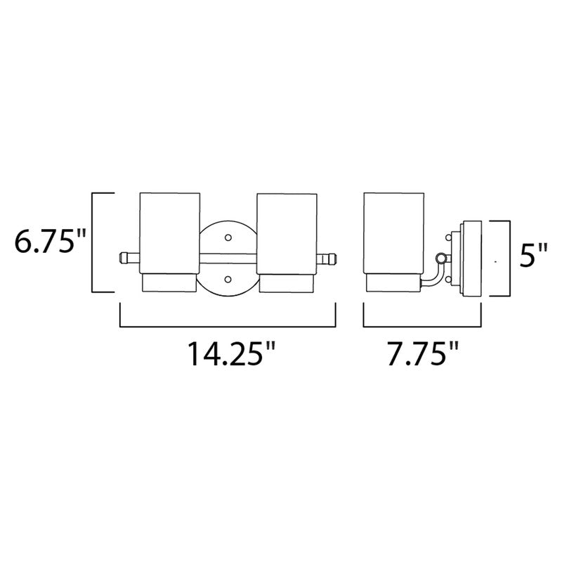 Maxim 30262CLFTSN - Mod 2 Light 14" Vanity Light