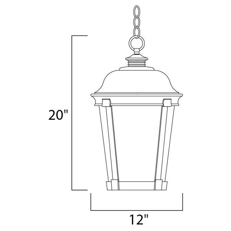 Maxim 3029CDBZ - Dover DC 3 Light 20" Pendant