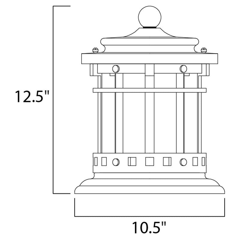 Maxim 3132CDSE - Santa Barbara DC 3 Light 13" Landscape