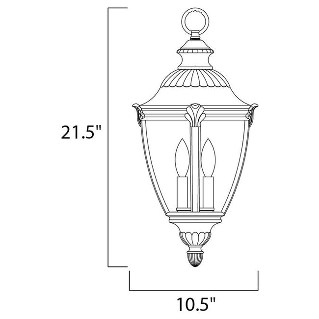 Maxim 40291WGET - Morrow Bay VX 3 Light 22" Pendant