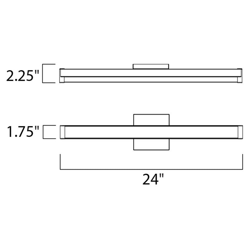 Maxim 52000 - Spec 1 Light 24" LED Vanity Light