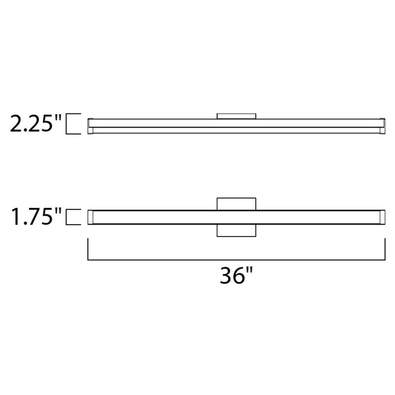 Maxim 52000 - Spec 1 Light 36" LED Vanity Light