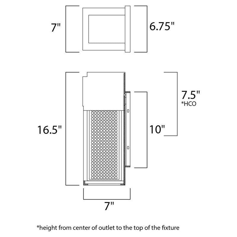 Maxim 53599GBKSST - Townhouse 1 Light 17" Wall Sconce