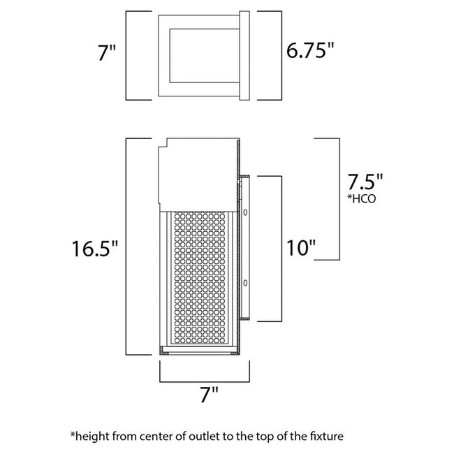 Maxim 53599GBKSST - Townhouse 1 Light 17" Wall Sconce