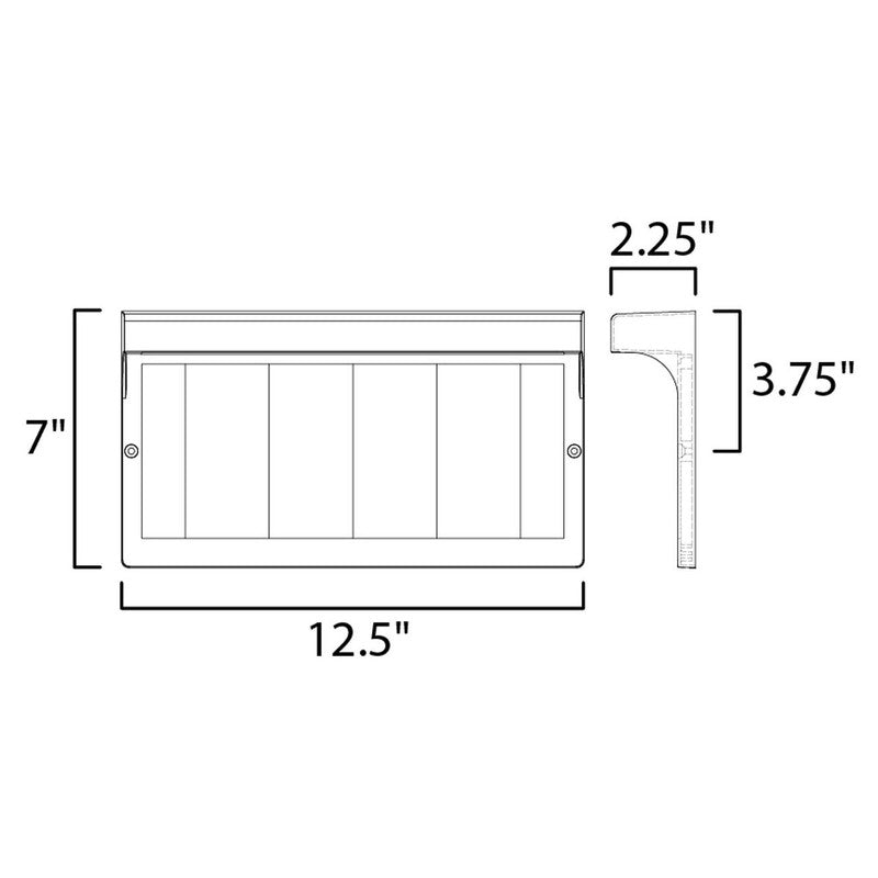 Maxim 53610BK - 13" LED Address Number Frame
