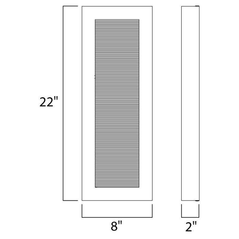 Maxim 54354ABZ - Avenue 2 Light 22" LED Wall Sconce