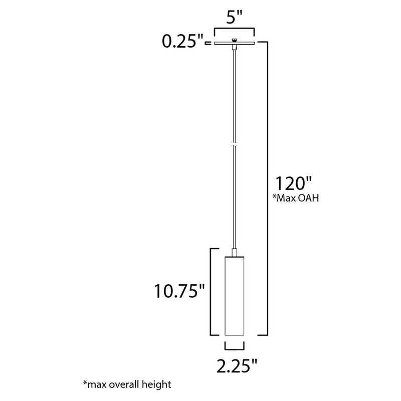 Maxim 57600BK - Trim 11" Pendant Kit