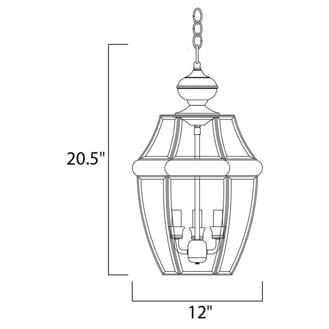 Maxim 6095CLBK - South Park 3 Light 21" Pendant