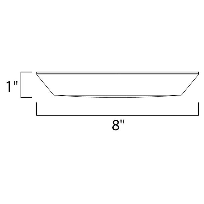 Maxim 87615WTWT - Convert 1 Light 8" LED Flush Mount