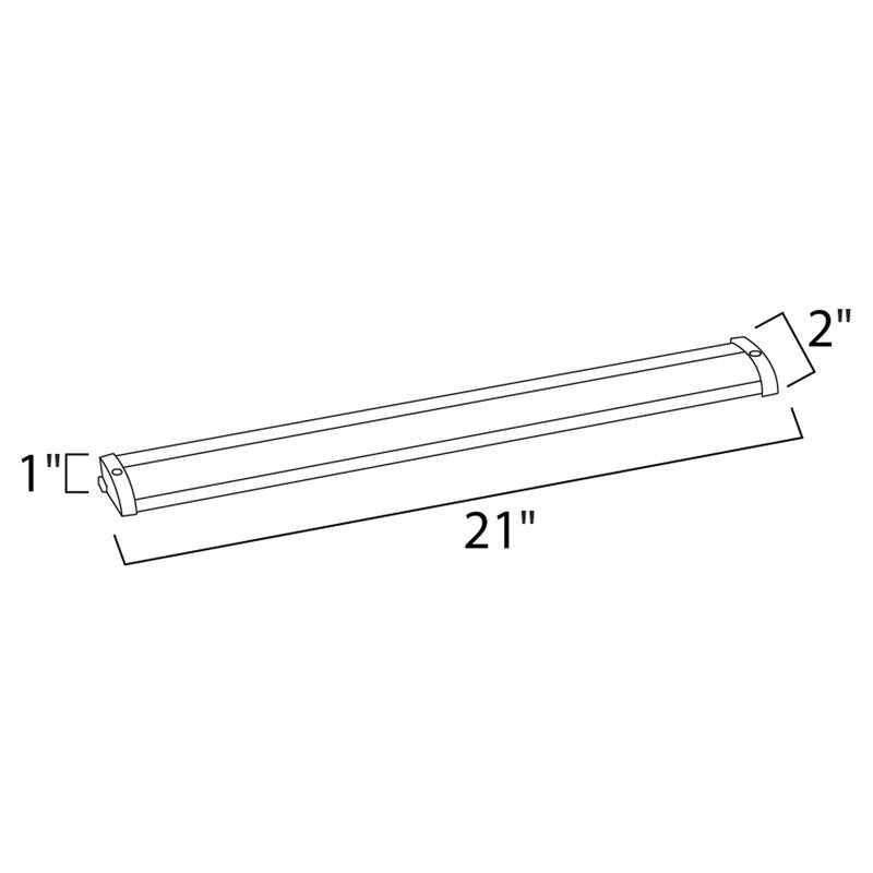 Maxim 89902BRZ - CounterMax MX-L120-LO 21" LED Under Cabinet Light - 3000K