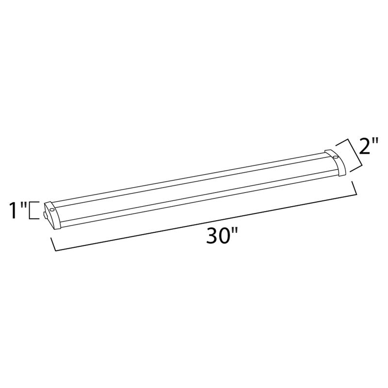 Maxim 89903BRZ - CounterMax MX-L120-LO 30" LED Under Cabinet Light - 3000K