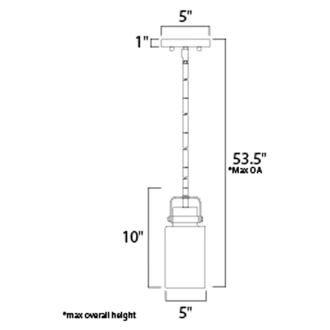 Maxim 91070CLBZGLD - Magnolia 1 Light 10" Pendant