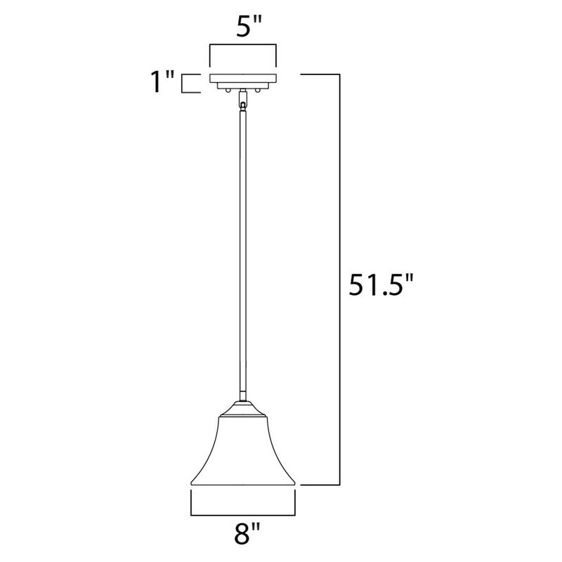 Maxim 92090FTOI - Aurora 1 Light 10" Pendant