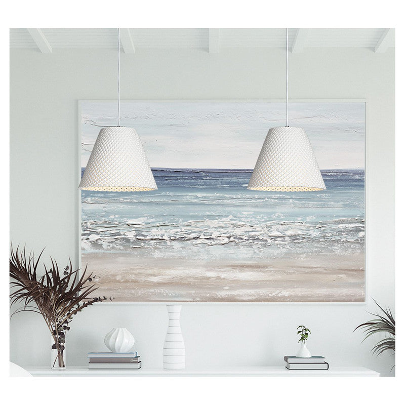 Maxim 10145GYBK - Woven 1 Light 15" Pendant