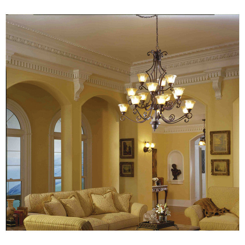 Maxim 11239SAOI - Symphony 15 Light 51" Chandelier