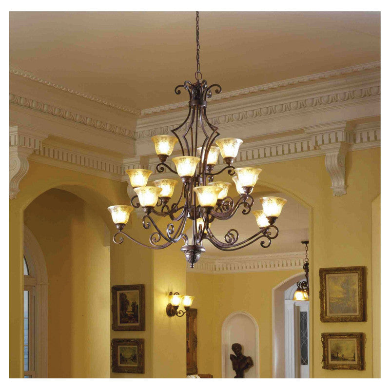 Maxim 11239SAOI - Symphony 15 Light 51" Chandelier