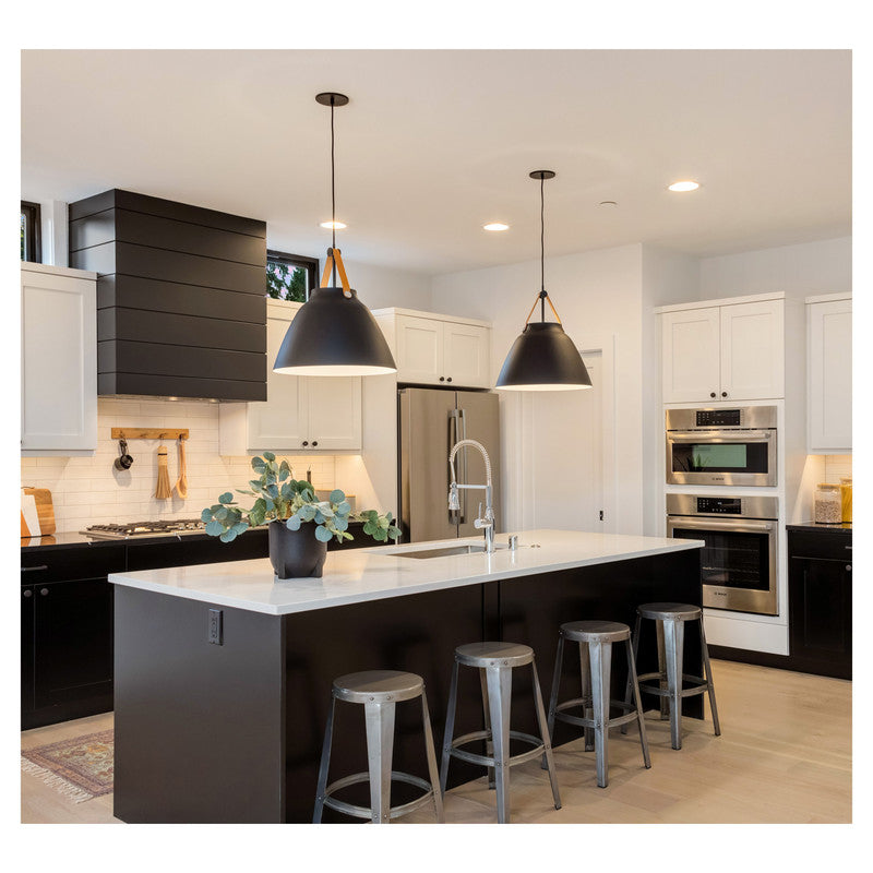 Maxim 11358BKBP - Nordic 1 Light 20" Pendant