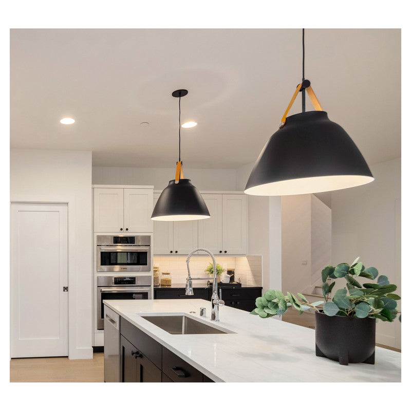 Maxim 11358BKBP - Nordic 1 Light 20" Pendant