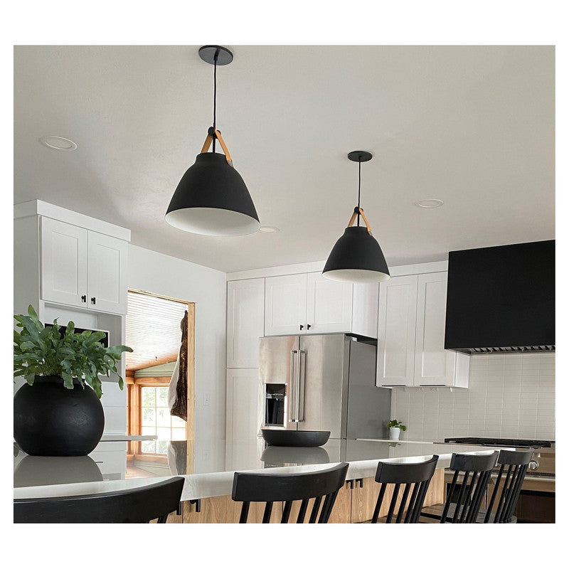 Maxim 11358BKBP - Nordic 1 Light 20" Pendant