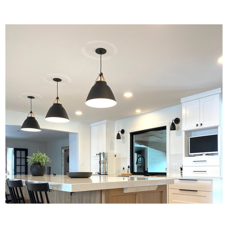 Maxim 11358BKBP - Nordic 1 Light 20" Pendant