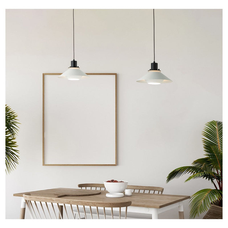 Maxim 11410BKWT - Oslo 1 Light 12" Pendant