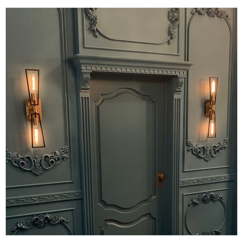 Maxim 11652BKSBR - Wings 2 Light 25" Wall Sconce