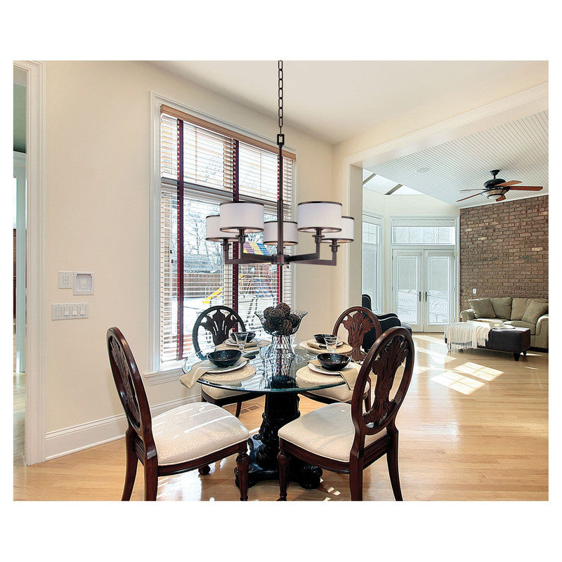 Maxim 12055WTOI - Nexus 5 Light 28" Chandelier