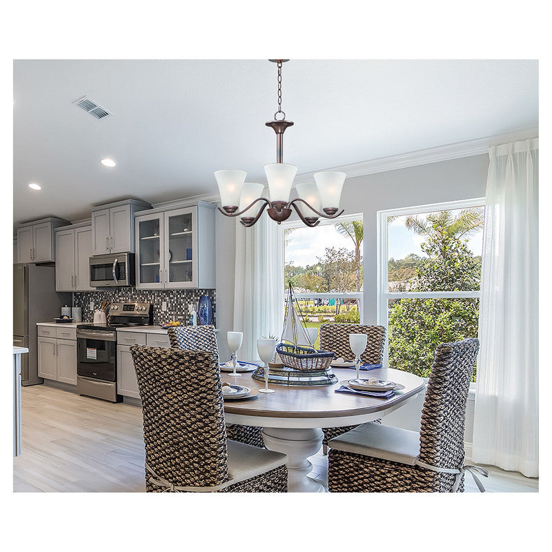 Maxim 12075FTOI - Vital 5 Light 23" Chandelier