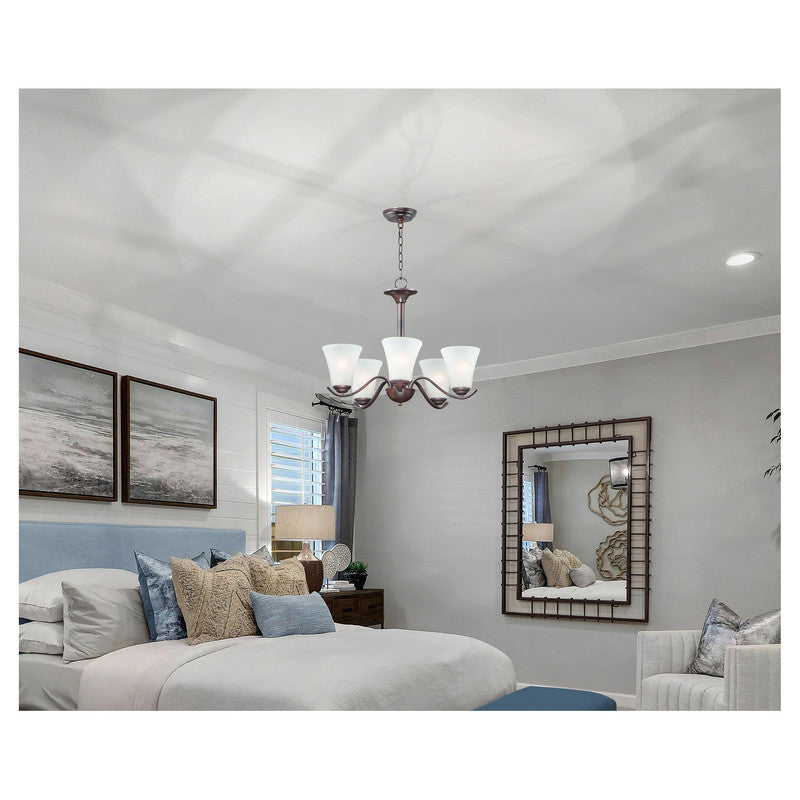 Maxim 12075FTOI - Vital 5 Light 23" Chandelier