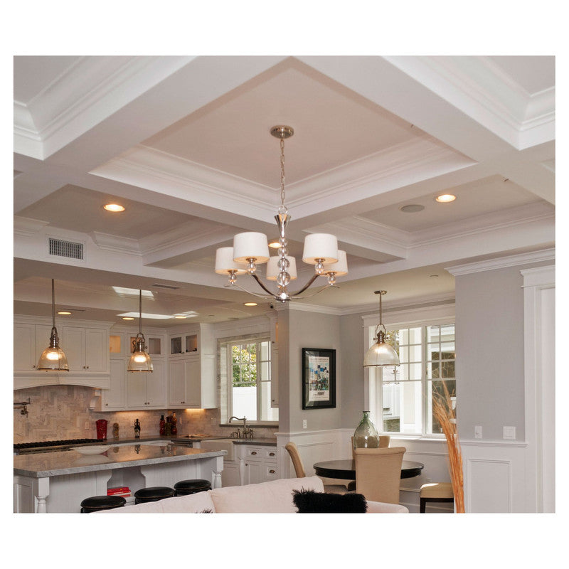 Maxim 12755WTPN - Rondo 5 Light 31" Chandelier