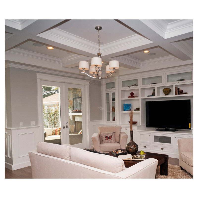 Maxim 12755WTPN - Rondo 5 Light 31" Chandelier